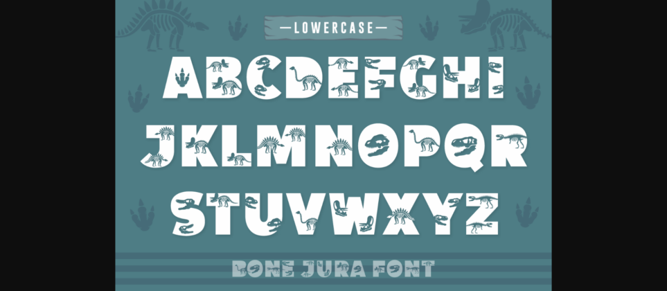 Bone Jura Font Poster 7