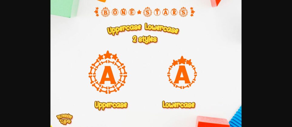 Bone Stars Font Poster 7