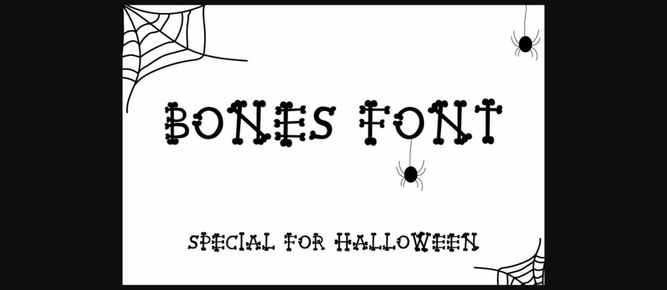 Bones Font Poster 3