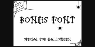 Bones Font Poster 1