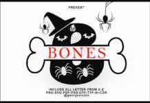 Bones Font Poster 1