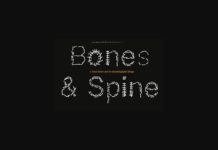 Bones and Spine Font Poster 1