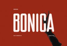 Bonica Font Poster 1