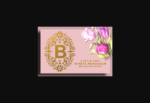 Bonita Monogram Font Bonita Monogram Font Poster 1