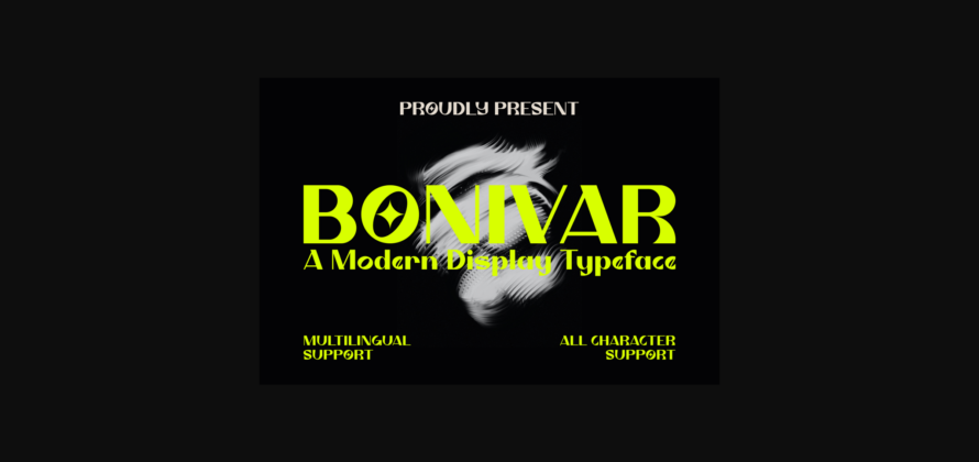 Bonivar Font Poster 1