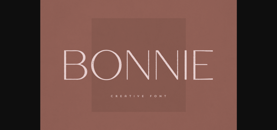 Bonnie Font Poster 3