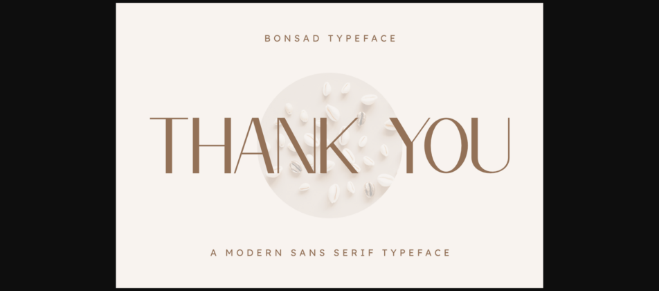 Bonsad Font Poster 10