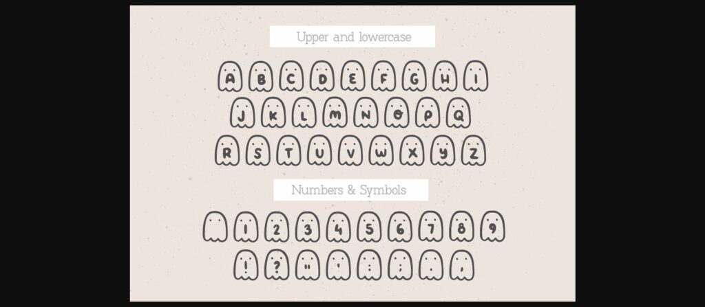 Boo Crew Halloween Font Poster 2