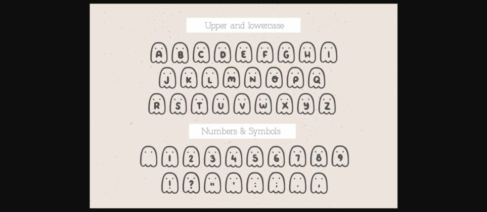 Boo Crew Halloween Font Poster 2