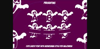 Boo Ghost Font Poster 1