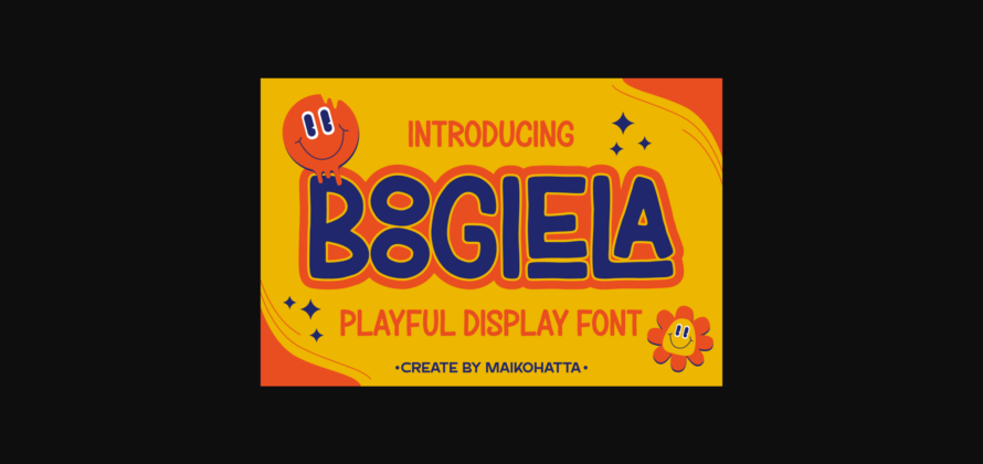 Boogiela Font Poster 3