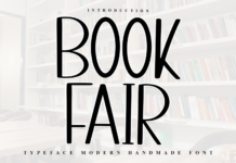 Book Fair Font Poster 1