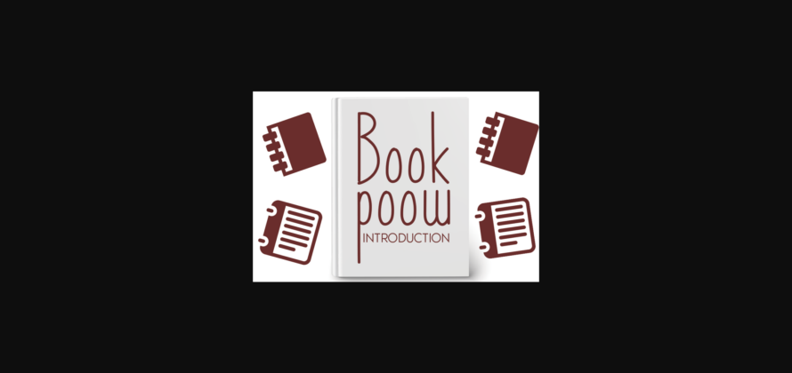 Book Poow Font Poster 3