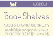 Book Shelves Fonts