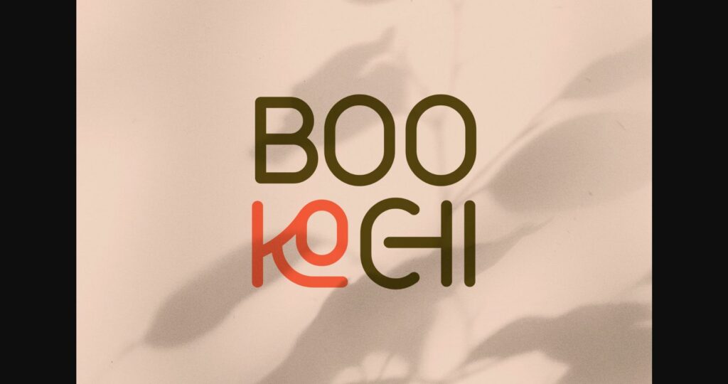 Bookochi Font Poster 3