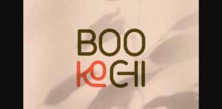 Bookochi Font Poster 1