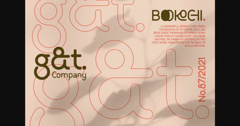 Bookochi Font Poster 11