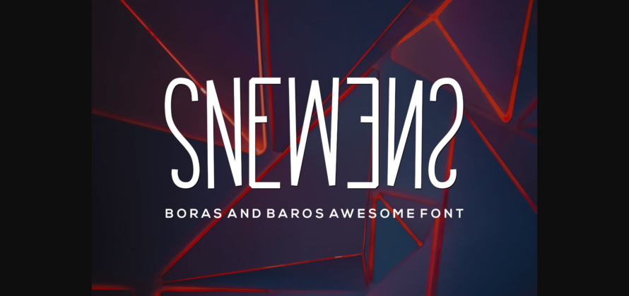 Borasandbaros Font Poster 5