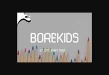 Borekids Font Poster 1