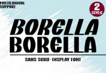 Borella Font Poster 1