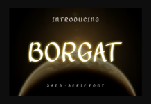 Borgat Font Poster 1