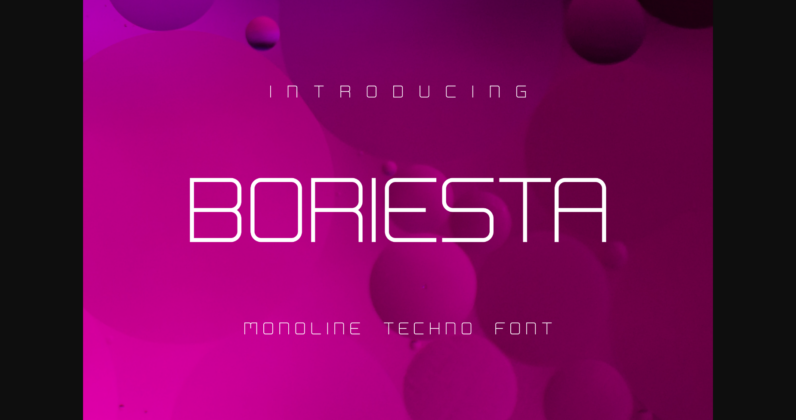 Boriesta Font Poster 3