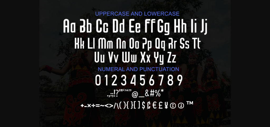 Borneo Pro Font Poster 4