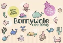 Bornywale Font Poster 1