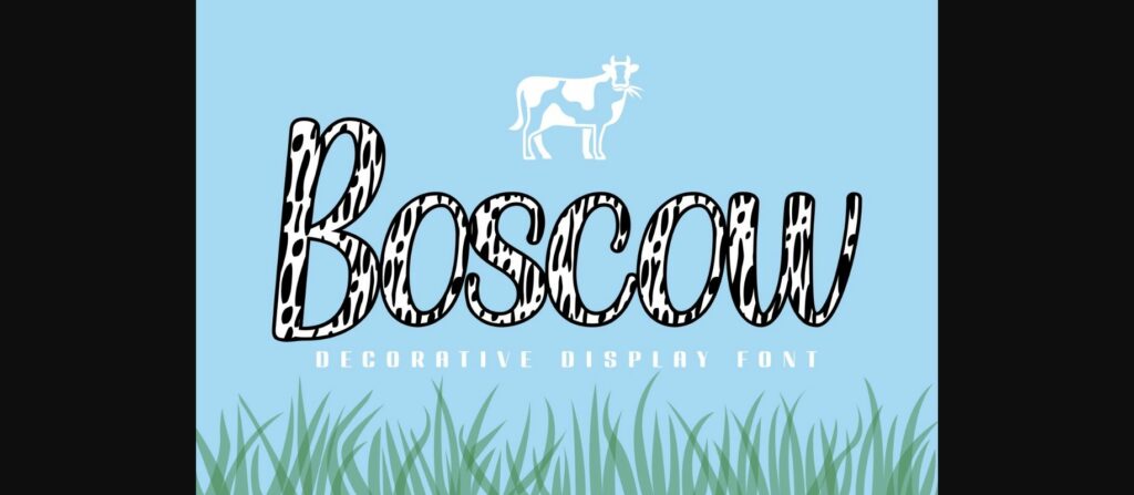 Boscow Font Poster 1