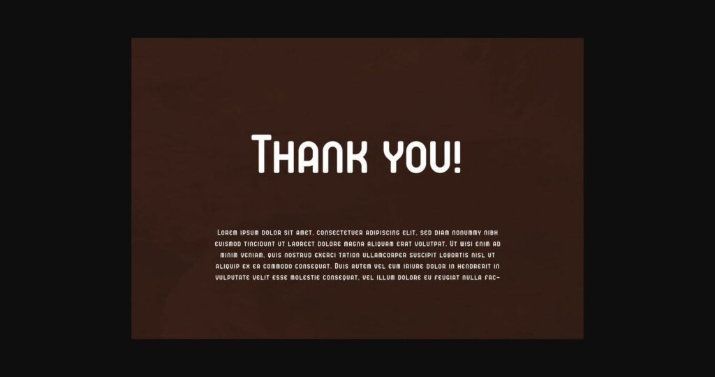 Bosman Rock Font Poster 5