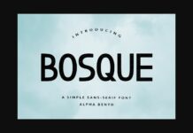 Bosque Font Poster 1