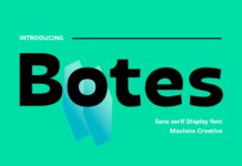 Botes Font Poster 1