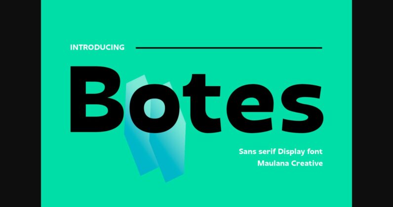 Botes Font Poster 1