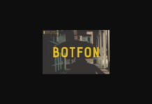 Botfon Font Poster 1