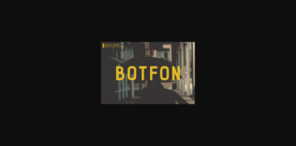 Botfon Font Poster 1