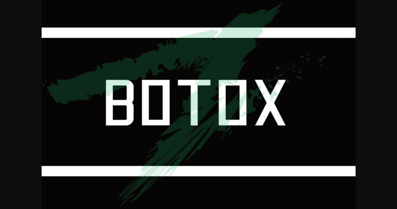 Botox Font Poster 5