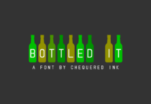 Bottled It Font Poster 1