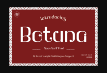 Botuna Font Poster 1