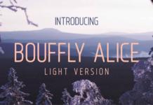 Bouffly Alice Light Font Poster 1