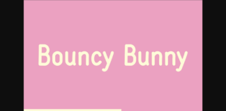 Bouncy Bunny Font Poster 1