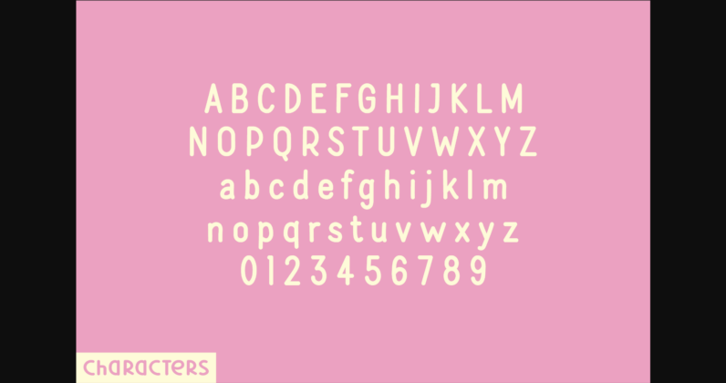 Bouncy Bunny Font Poster 4