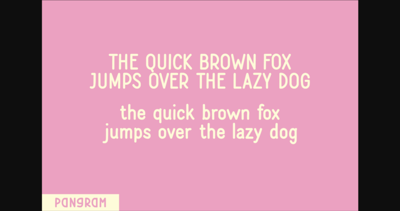 Bouncy Bunny Font Poster 6