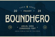 Boundhero Font Poster 1