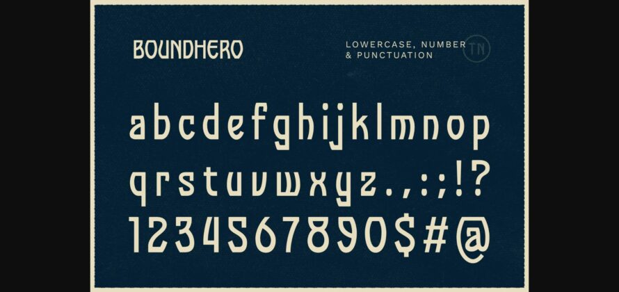 Boundhero Font Poster 5