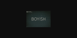 Boyish Font Poster 1