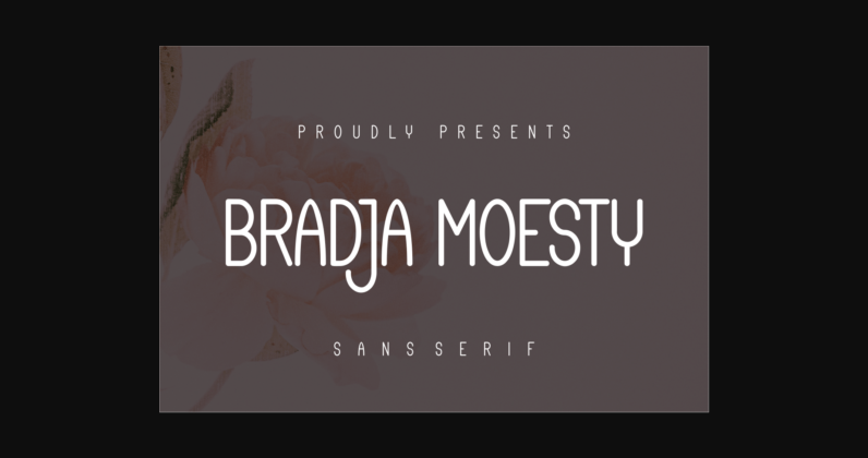 Bradja Moesty Font Poster 3
