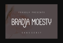 Bradja Moesty Font Poster 1