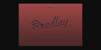 Bradlay Font Poster 1