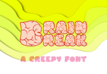 Brain Break Font Poster 1