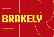 Brakely Font Poster 1